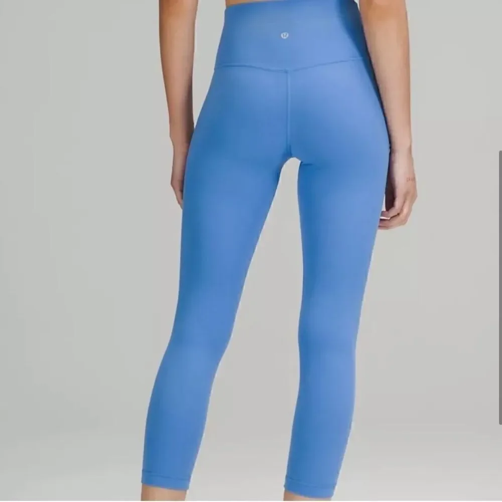 Lululemon Align High Rise Crop Legging Blue Nile 10